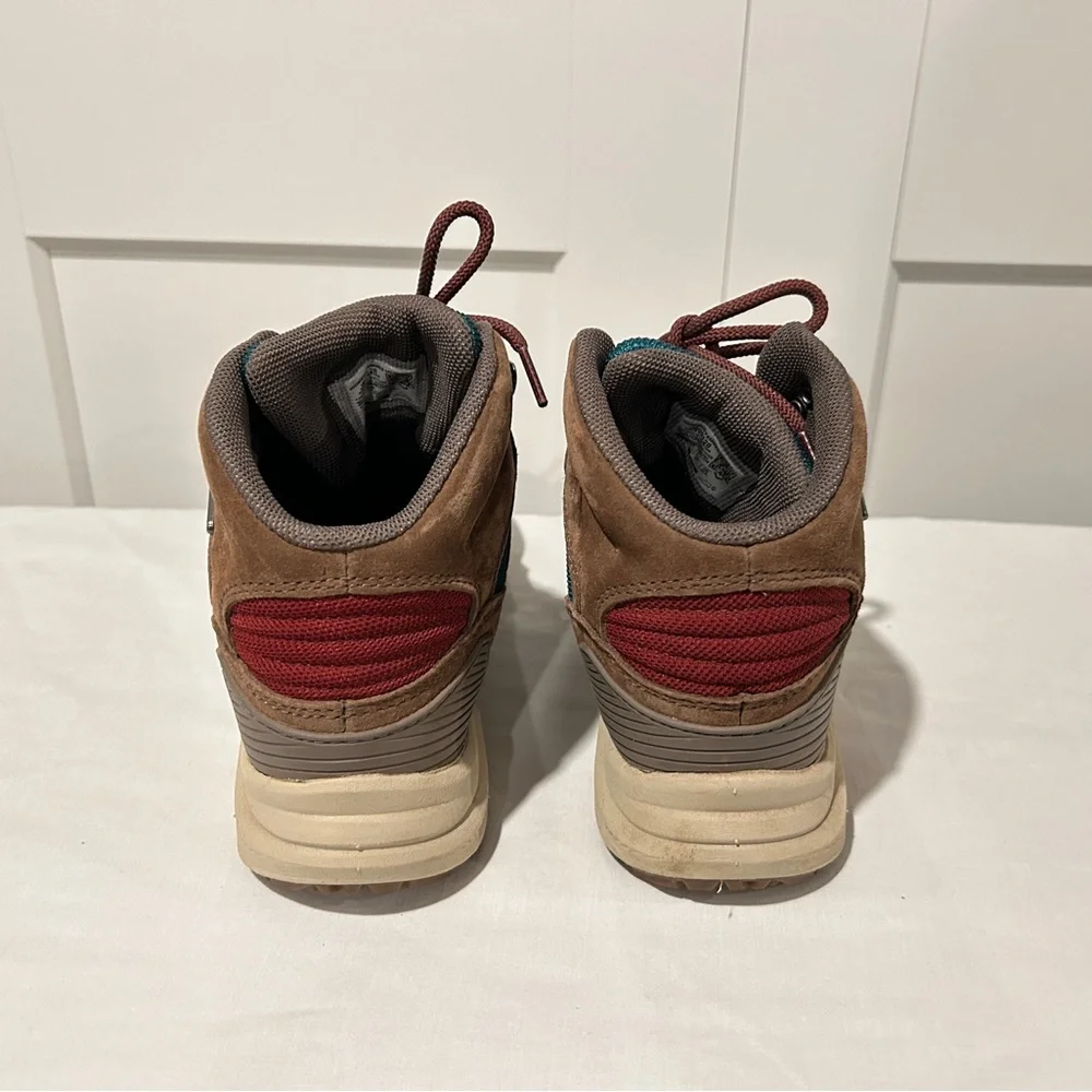 Merrell Women’s Brown and Teal Hiking Shoes - Picture 3 of 7